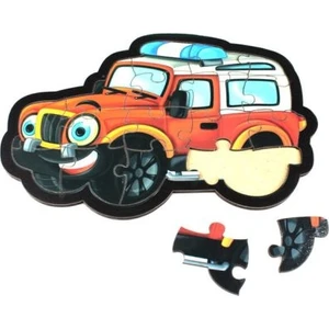 Jeep Puzzle - Ahşap