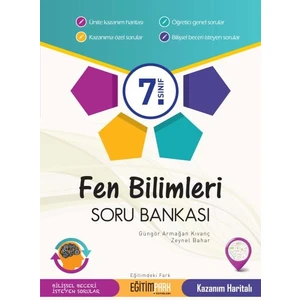 Eğitimpark 7.sınıf Fen Bilimleri Soru Bankası (42,00 Tl Iadesiz)