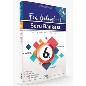 Rota 6. Sınıf Fen Bilimleri Soru Bankası 3m Prestij(Yeni)