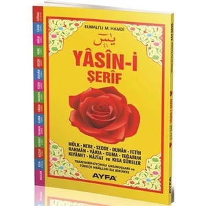 Yasini Şerif Dualı Üçlü Cep Boy