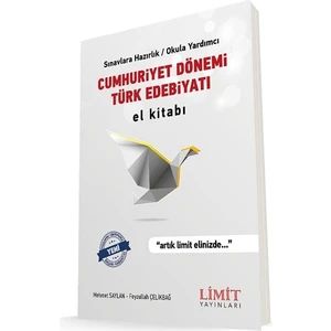 Limit Yayınları Cumhuriyet Dönemi Türk Edebiyatı El Kitabı