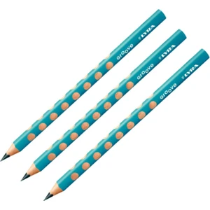 Jumbo Üçgen Groove Kurşun Kalem 3'lü Turkuaz