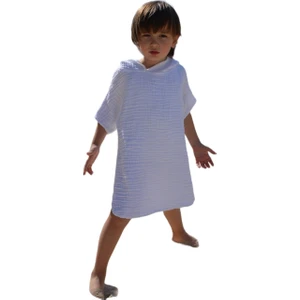 4 Katlı Müslin Çocuk Bornoz Panço