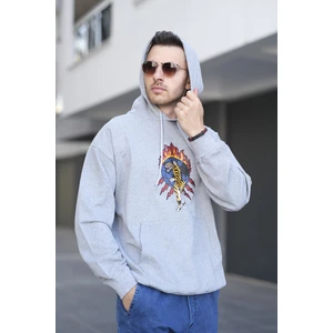 Todd No Guts Baskılı Oversize Unisex Sweatshirt