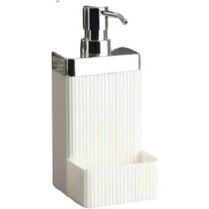 Lısbone White Silver Sıvı Sabunluk