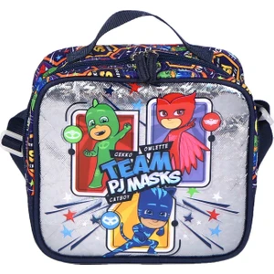 Me Çantam Pj Masks Erkek Çocuk Parlak Kabartmalı Beslenme Çantası - 21402