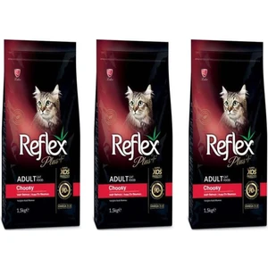 Plus Choosy Somonlu Kuru Kedi Maması 1,5 kg 3 Adet