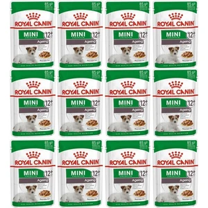Royal Canin Mini Ageing +12 Yas Köpek Mamasi 85GR 12 Adet