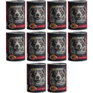 Pro Choice Sigir Etli Sekersiz Ezme Yetiskin Köpek Konservesi 400GR 10 Adet