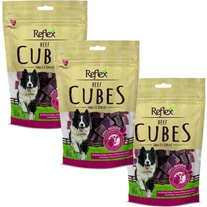 Biftekli Küp Dilimli Köpek Ödül Maması 80 gr 3'lü Set