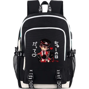 Anime Sırt Çantası USB Şarj Portu ve Kulaklık (Yurt Dışından)