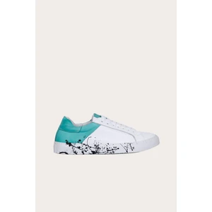 Bueno Shoes Beyaz Altın Prlk Deri Kadın Sneakers