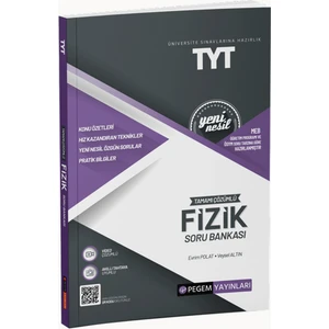 Pegem Akademi Yayıncılık TYT Tamamı Çözümlü Fizik Soru Bankası