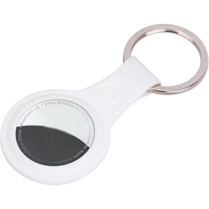 Airtag Için Asma Halkalı Deri Desenli Anahtarlık Kılıf