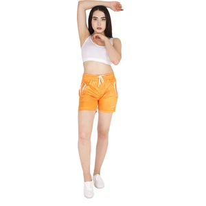 Fore Sport Kadın Turuncu Cep Ayrıntılı Parlak Şort
