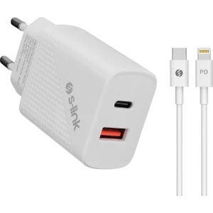 Swapp SW-C1130X Qc 3.0 Usc + 18W Pd Usb-C  Apple iPhone Uyumlu Hızlı Şarj Adaptör