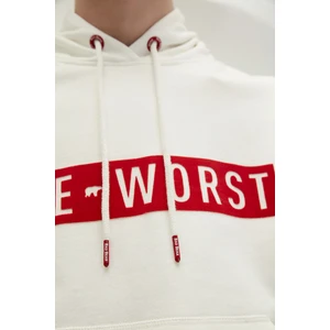 Bad Bear The Worst Hoodie Beyaz
