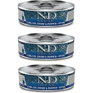 Kitten Ton Karides Balkabağı Yavru Yaş Mama 12 x 80 gr