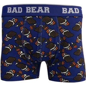 Bad Bear Chocolate Lacivert Erkek Boxer