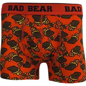 Bad Bear Chocolate Koyu Kırmızı Erkek Boxer