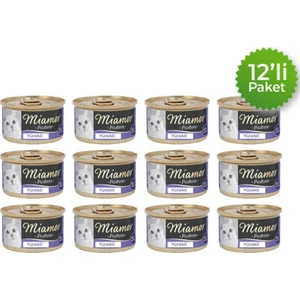 Kedi Konserve Yürekli Yaş Mama 12 x 85 gr