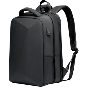 15.6" Laptop Sırt Çantası Kilitli ve USB Şarj Portlu Siyah (Yurt Dışından)