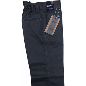 Ilk Okul Orta Okul Kanvas Pantalon Keten Yarım Lastikli Gri