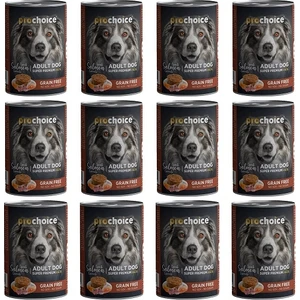 Pro Choice Kuzu Somon ve Havuçlu Yetişkin Köpek Konservesi 400 gr x 12