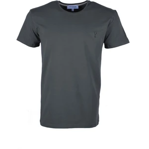 Haki Pamuklu Erkek Bisiklet Yaka Kısa Kollu T-Shirt,OT-BT-21007