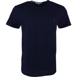 Siyah Penye Erkek Bisiklet Yaka Kısa Kollu T-Shirt,OT-BT-21011
