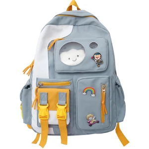 Çok Cepli Öğrenci Okul Sırt Çantası (Yurt Dışından)