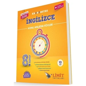 Limit Yayınları 8. Sınıf Kronometre İngilizce Konu Bitirme Föyü