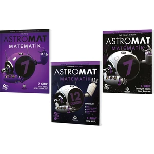 İrrasyonel Yayınları 7. Sınıf Astromat Matematik 3 Lü Set Yeni 2022