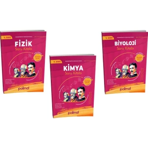 Polimat Yayınları 9. Sınıf Fizik Kimya Biyoloji Soru Kitabı Seti Yeni 2021