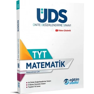 Eğitim Vadisi Yayınları TYT Matematik UDS Ünite Değerlendire Sınavı Yeni 2022