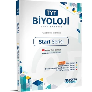 Eğitim Vadisi Yayınları TYT Biyoloji Start Serisi Soru Bankası Yeni 2022