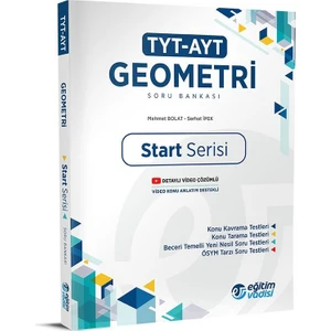 Eğitim Vadisi Yayınları TYT AYT Geometri Start Serisi Soru Bankası Yeni 2022