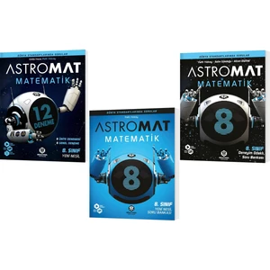 İrrasyonel Yayınları 8. Sınıf Astromat Matematik 3 Lü Set Yeni 2022