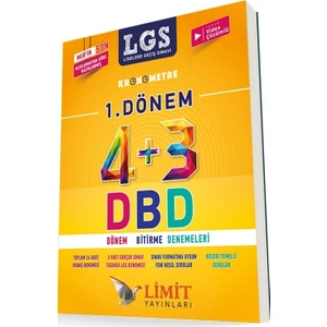 Limit Yayınları 8. Sınıf LGS 4-3 1. Dönem Bitirme Denemeleri
