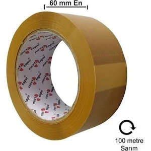 Türk Bant Next Tape Koli Bandı Taba Kahverengi 60 mm x 100 mt