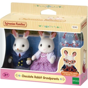 Sylvanian Families Çikolata Kulaklı Tavşan  Anneanne ve Dede 5190