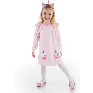 Cowcorn Pembe Kız Elbise
