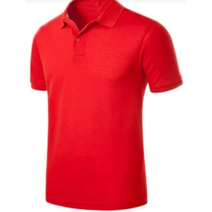 Düz Renk Polo Yaka Kısa Kol Okul