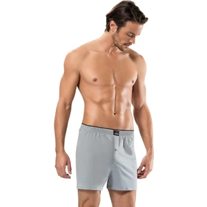 3 Adet 1400 Penye Boxer Külot Gri Abani Classic
