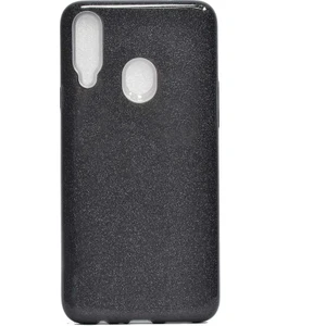 Samsung Galaxy A20S Kılıf Simli Parlak Shining Kapak