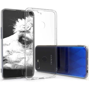 Oppo Ax7 Kılıf Şeffaf Silikon Hibrit Case