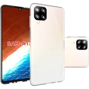 Samsung Galaxy A12 Kılıf Şeffaf Silikon Hibrit Case