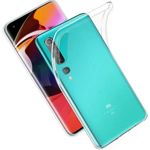 Xiaomi Mi 10 Kılıf Şeffaf Silikon Hibrit Case