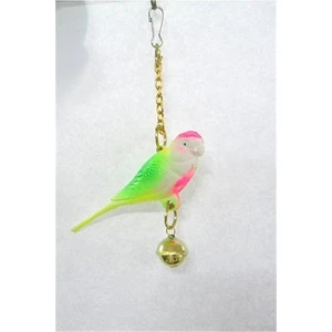 Canlı Petshop Kuş Oyuncağı Lüks Sahte Kuş Zilli