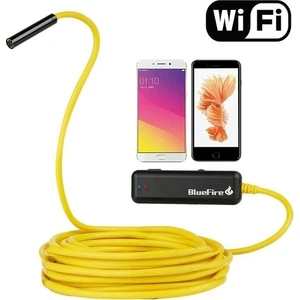 Wifi Yılan Kamera 10 M Sarı Sert Tel 1200 Piksel 2 Mp Endoskop 07MM